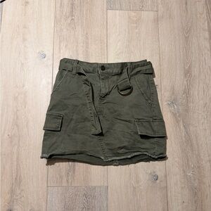 Mudd Olive Green Mini Skirt